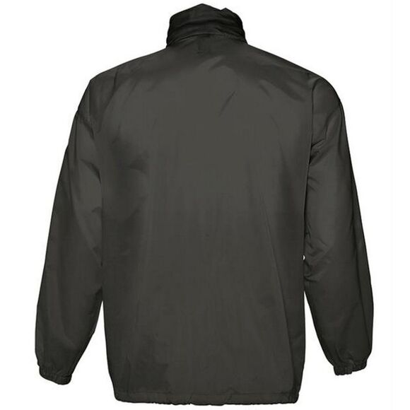 SOLS Unisex Mens /Womens Surf Windbreaker Lightweight Outdoor Jacket /Coat / Bla - Picture 4 of 5